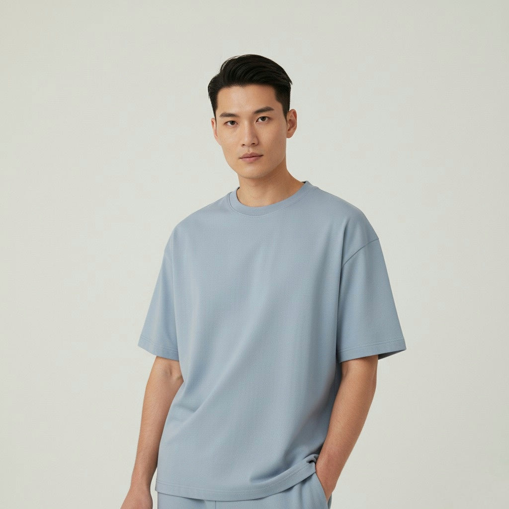 Deep Blue Oversized T-shirt